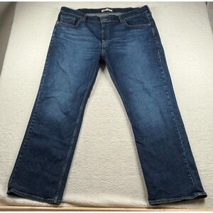 Levi's‎ Signature Relaxed Fit Jeans Mens 42x30 Blue Denim Cotton Stretch Casual